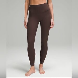 Lululemon Espresso Ribbed Align- High Rise Leggings